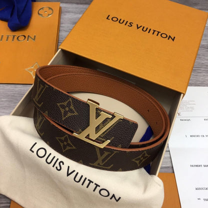 LV CINTURA LV INITIALES 30 MM REVERSIBILE