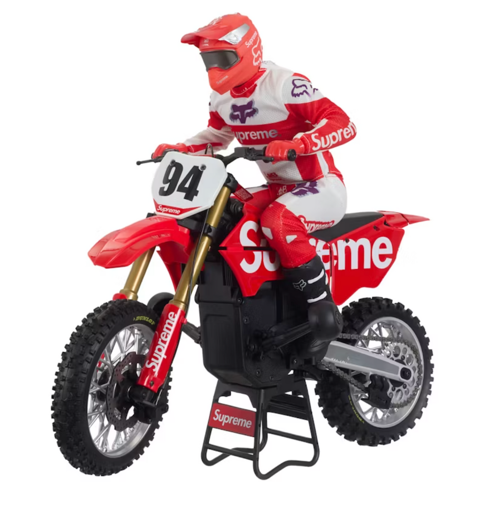 Supreme Losi RC Dirt Bike vista frontal